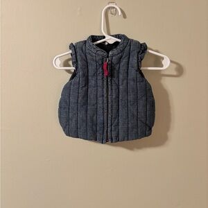 Tea Collection Blue Quilted Vest for Kids
